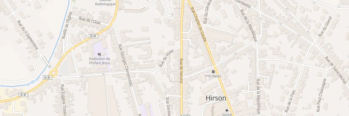Plan du 44 Rue de Vervins à Hirson