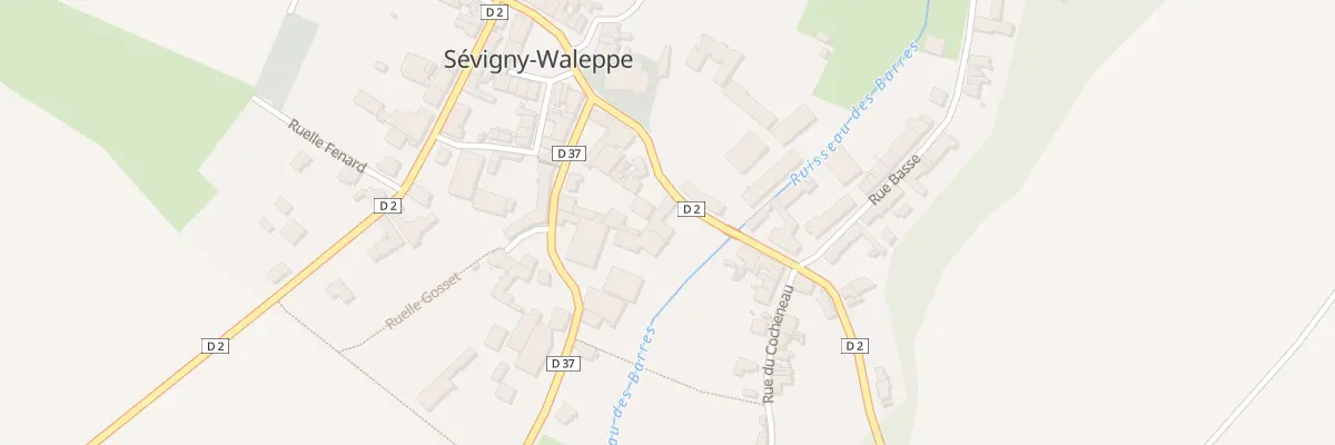 Plan du 10 Rue du Chateau à Sévigny-Waleppe
