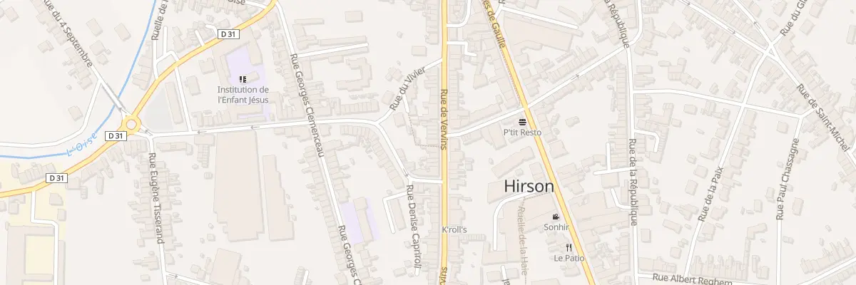 Plan du 60 Rue de Vervins à Hirson