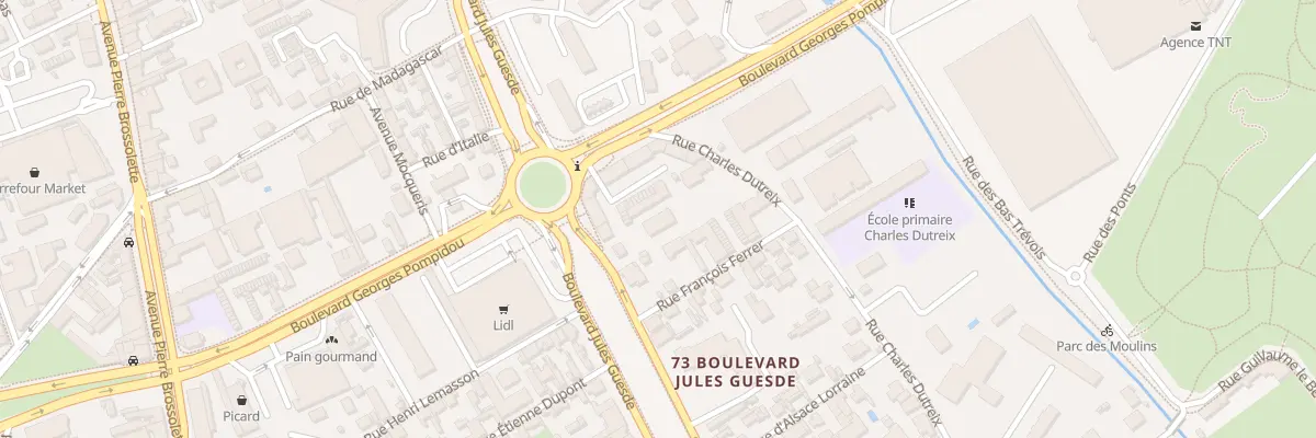 Plan du 53B Bd Jules Guesde à Troyes