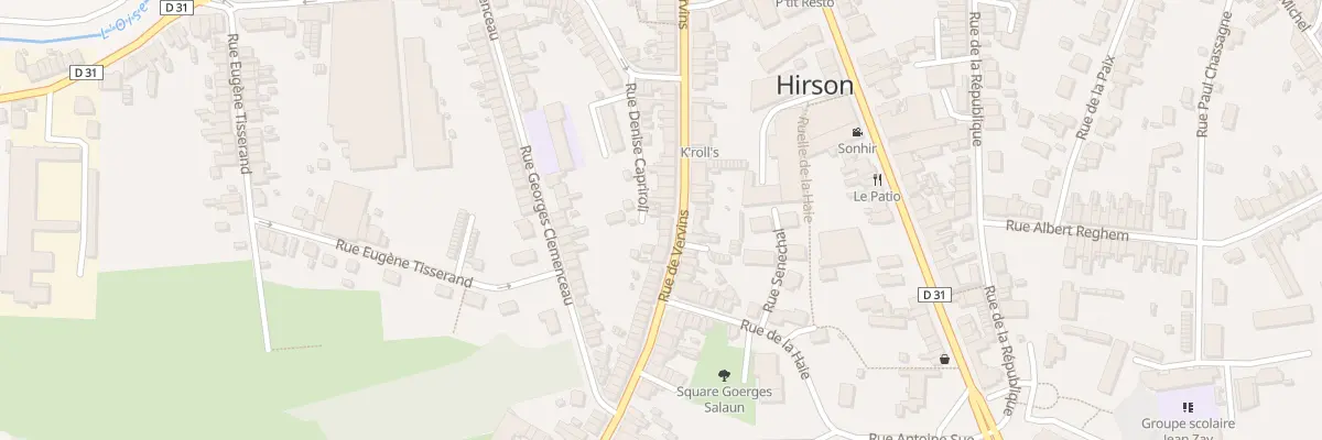 Plan du 98 Rue de Vervins à Hirson