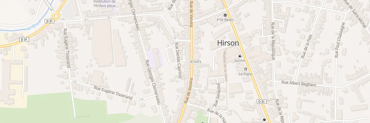 Plan du 86 Rue de Vervins à Hirson