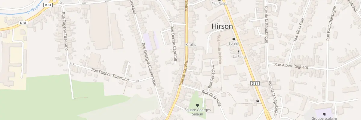Plan du 96B Rue de Vervins à Hirson