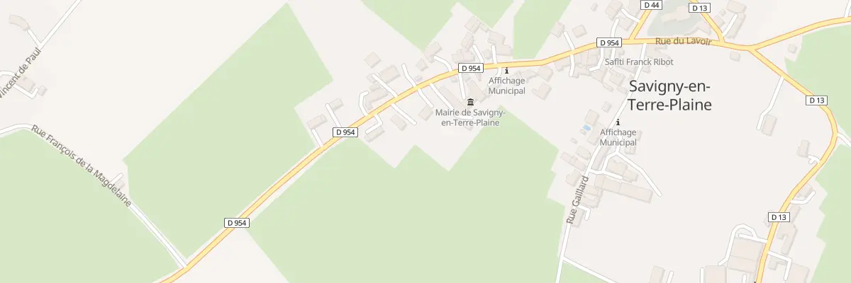 Plan du 27 Rue des Forges à Savigny-en-Terre-Plaine