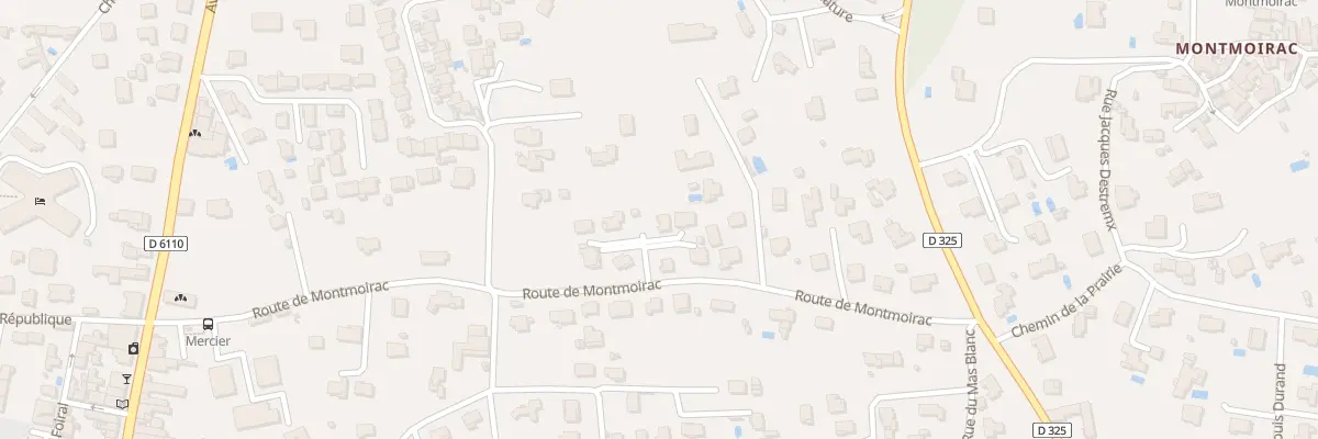 Plan du 395E Rte de Montmoirac à Saint-Christol-lez-Alès