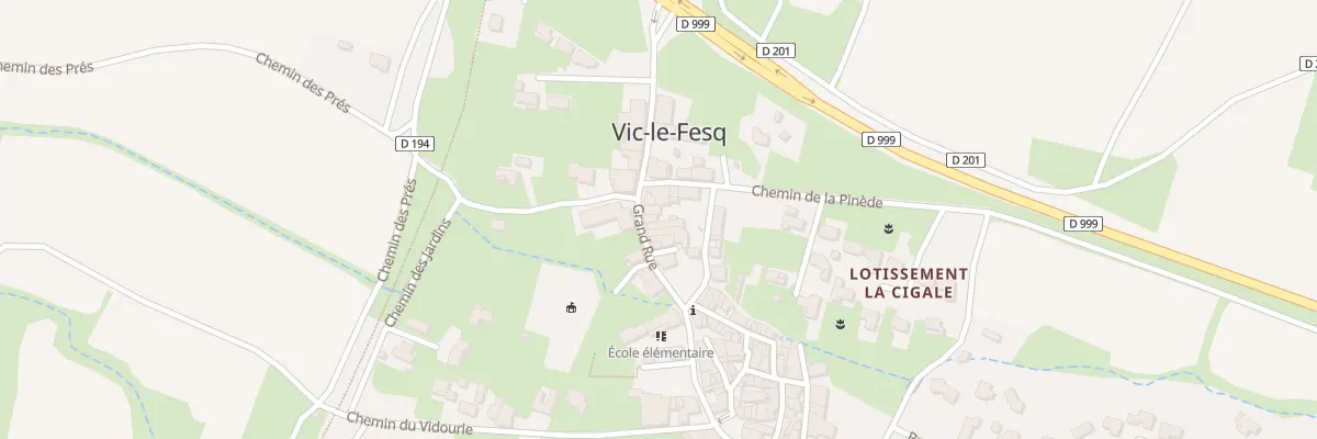 Plan du 11 Gr Grand’Rue à Vic-le-Fesq