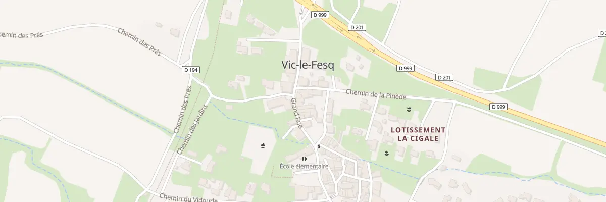 Plan du 9 Gr Grand’Rue à Vic-le-Fesq