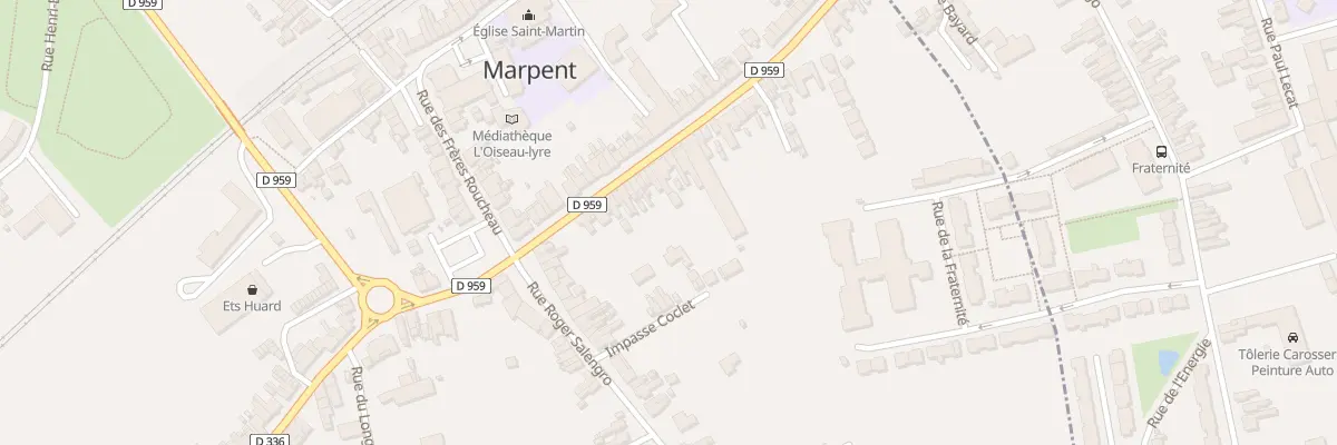 Plan du 16 Rue de la République à Marpent