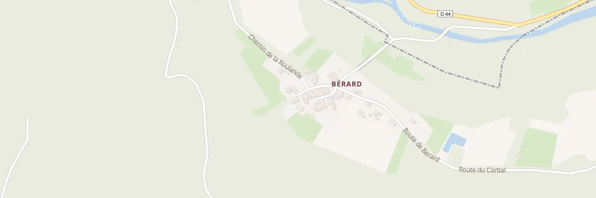 Plan du 5306 Berard à Beauzac