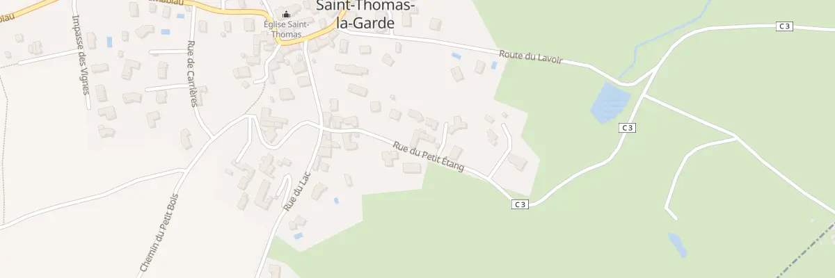Plan du 95 Rue du Petit Étang à Saint-Thomas-la-Garde
