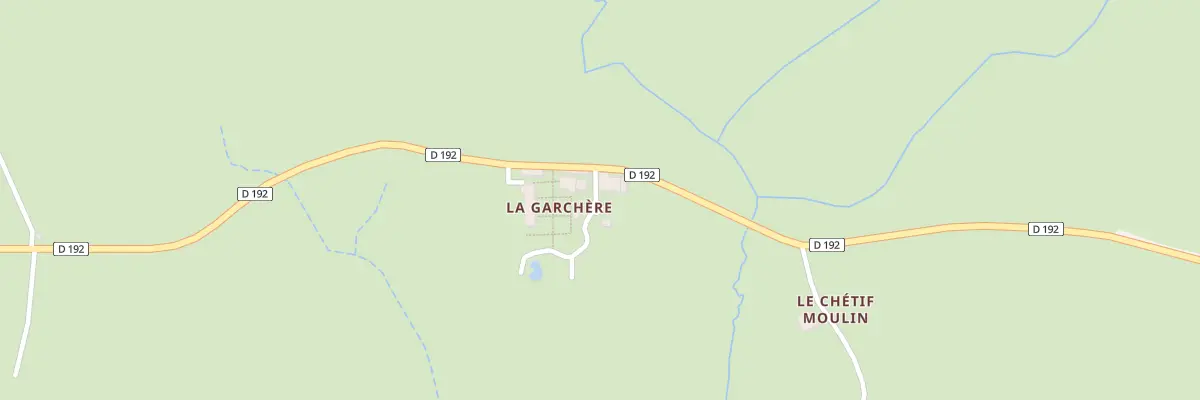 Plan du 112 La Garchere à Poil