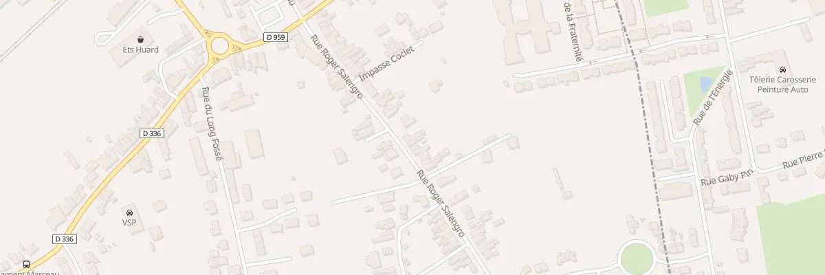 Plan du 45 Rue Roger Salengro à Marpent