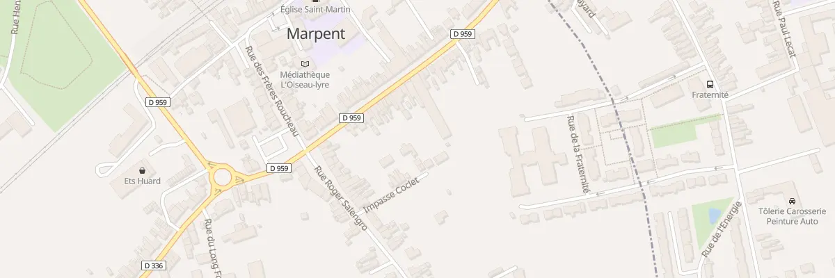Plan du 20 Rue de la République à Marpent