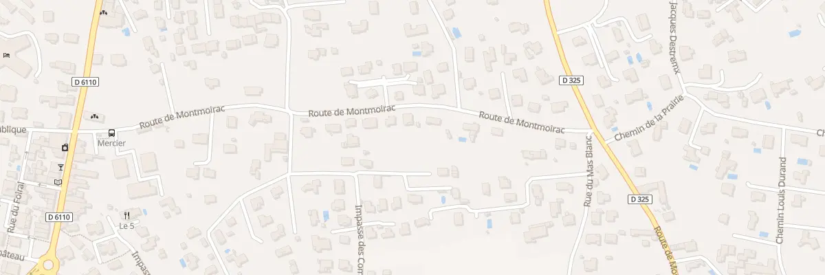 Plan du 418 Rte de Montmoirac à Saint-Christol-lez-Alès