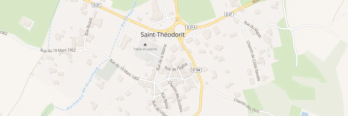 Plan du 47 Rue de l’Eglise à Saint-Théodorit