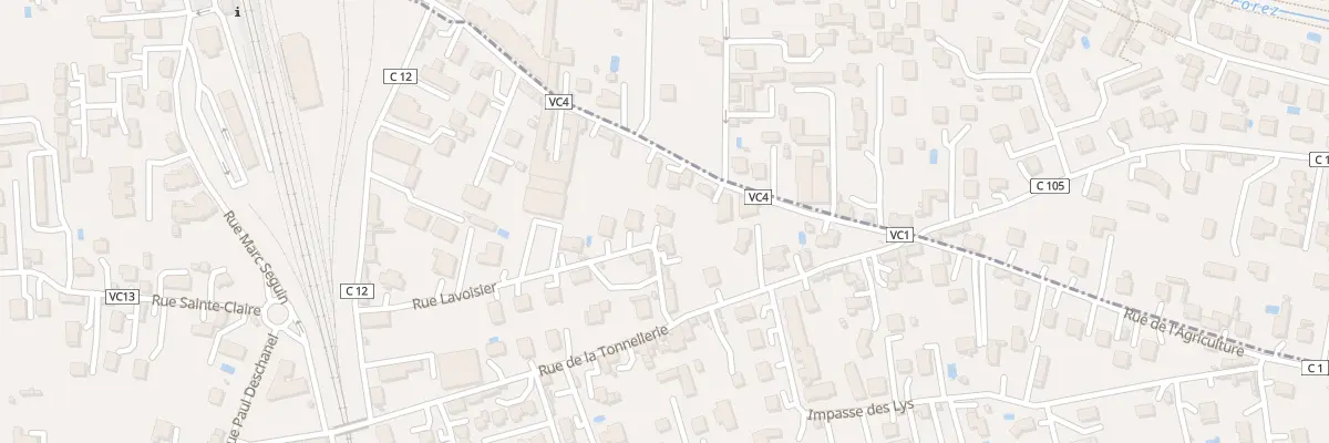 Plan du 23 Rue Lavoisier à Montbrison