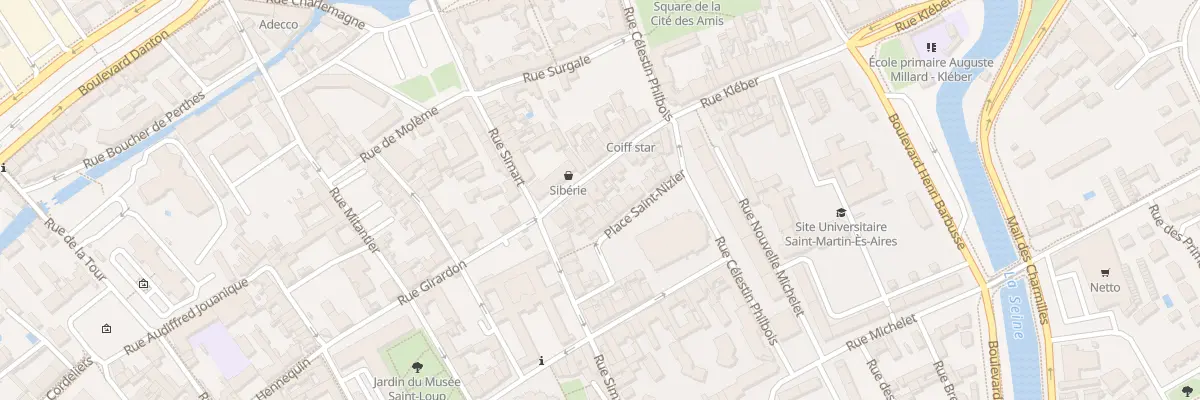 Plan du 14 Rue Kleber à Troyes
