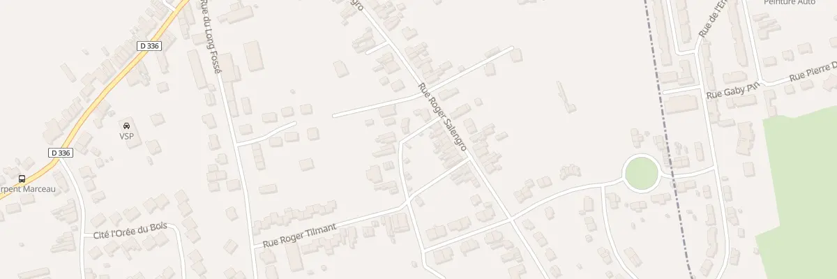 Plan du 28 Rue Roger Salengro à Marpent