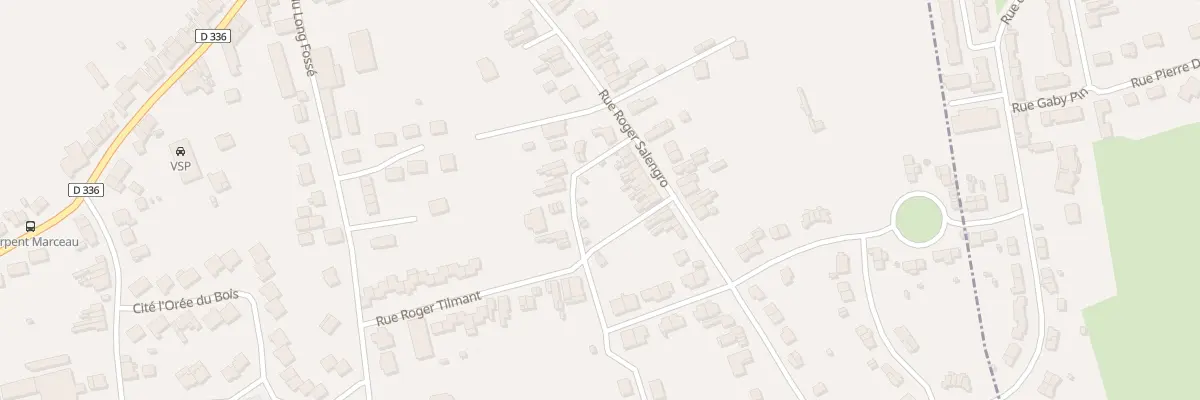 Plan du 34 Rue Roger Salengro à Marpent