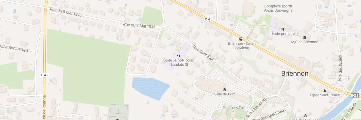 Plan du 12 Rue Saint-Eloi à Briennon