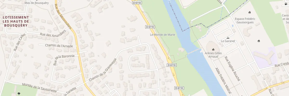 Plan du 15 Rue Docteur Marcel Paulet à Sommières