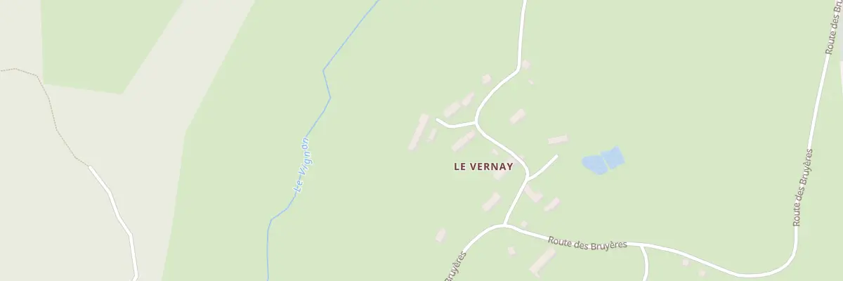 Plan du 190 Le Vernet à Saint-Brisson