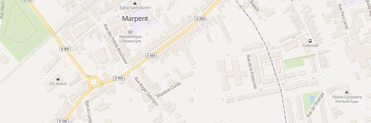 Plan du 24 Rue de la République à Marpent
