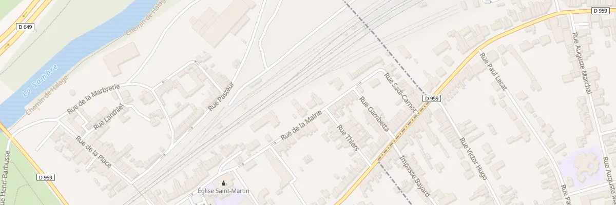 Plan du 69 Rue de la Mairie à Marpent