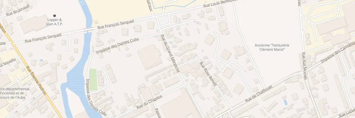 Plan du 16 Rue du Grand Menetrier à Troyes