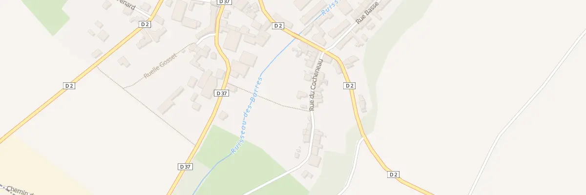 Plan du 6 Rue du Cocheneau à Sévigny-Waleppe