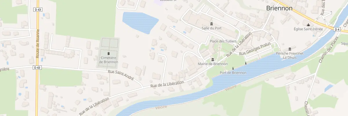 Plan du 28 Rue de la Liberation à Briennon