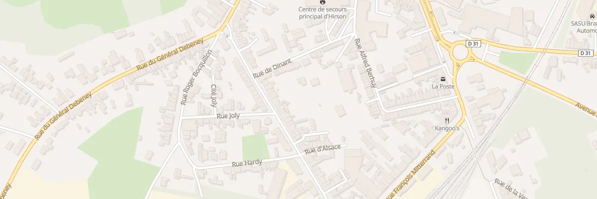 Plan du 39 Rue d’Alsace à Hirson