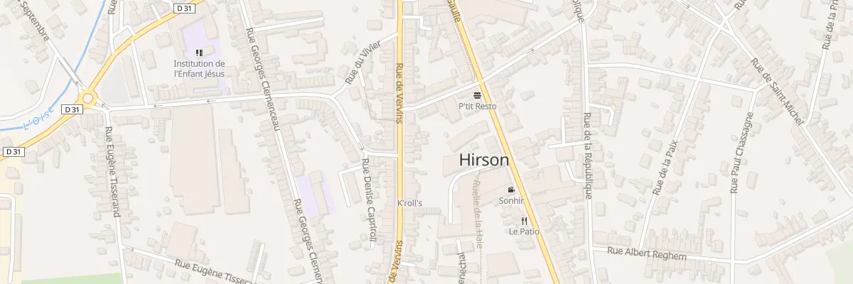 Plan du 35 Rue de Vervins à Hirson
