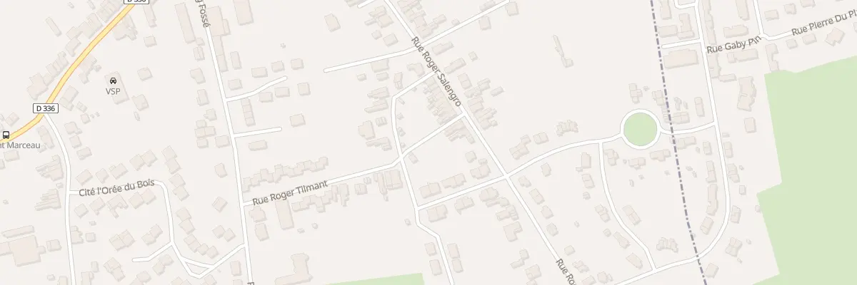 Plan du 44 Rue Roger Salengro à Marpent