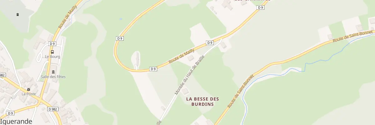 Plan du 1085 Rte de Mailly à Iguerande