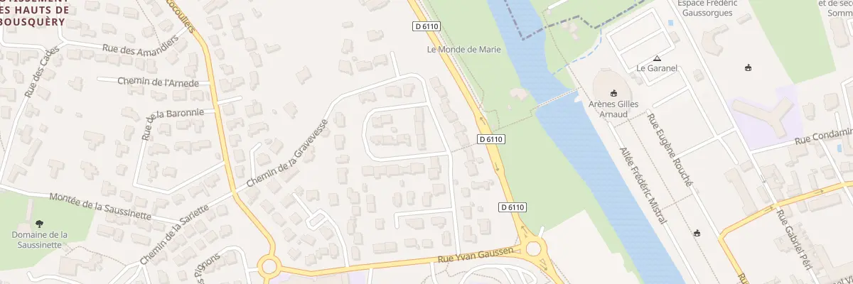 Plan du 9 Rue Docteur Marcel Paulet à Sommières