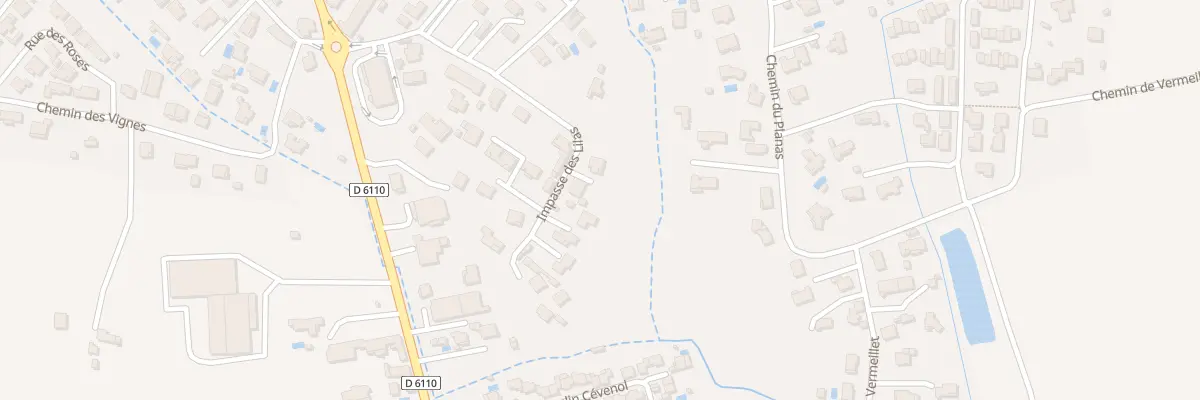 Plan du 215 Imp des Lilas à Saint-Christol-lez-Alès