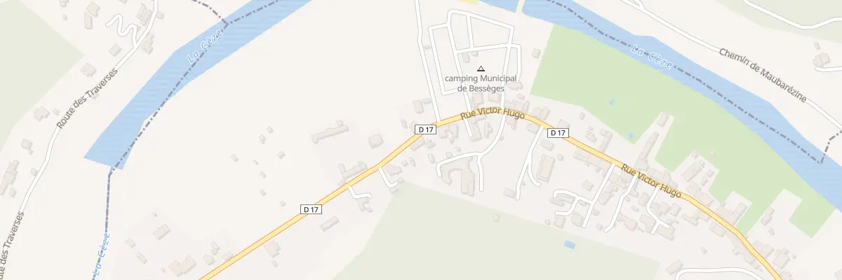 Plan du 134 Rue Victor Hugo à Bessèges