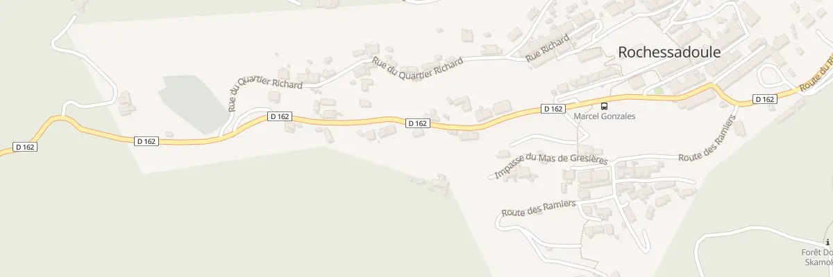 Plan du 206 Rte Neuve à Robiac-Rochessadoule
