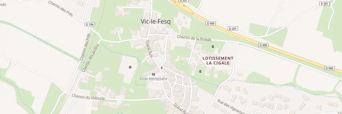 Plan du 4 Rue du Temple à Vic-le-Fesq