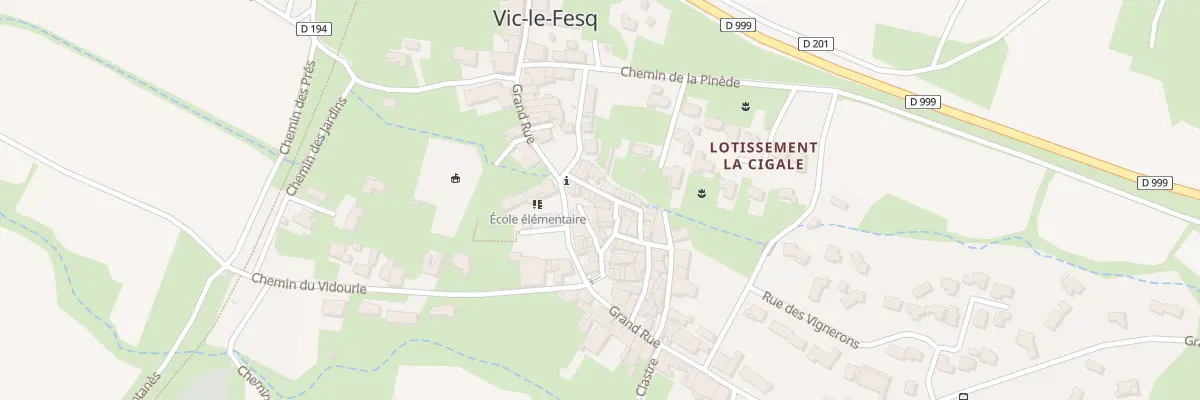 Plan du 5161 Pl du Poste de Garde à Vic-le-Fesq