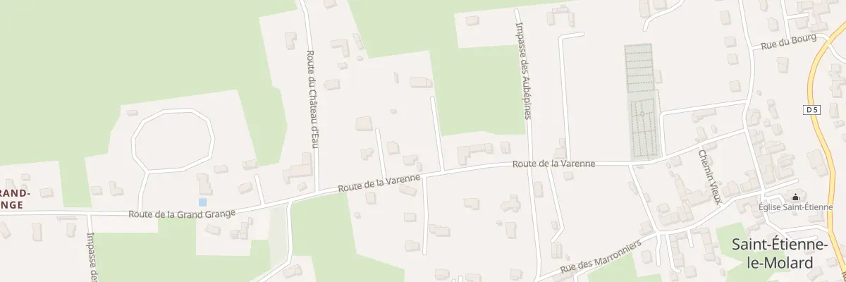 Plan du 394 Rte de la Varenne à Saint-Étienne-le-Molard