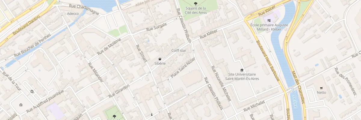 Plan du 20 Rue Kleber à Troyes