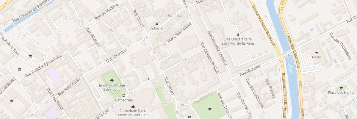 Plan du 113 Rue Reverend Pere Lafra à Troyes