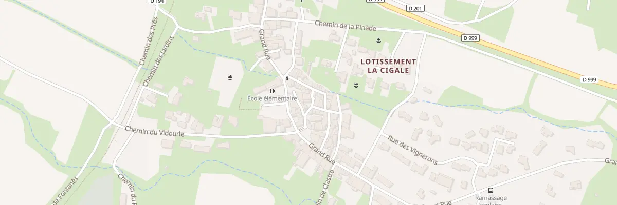 Plan du 3 Pl de l’Église à Vic-le-Fesq