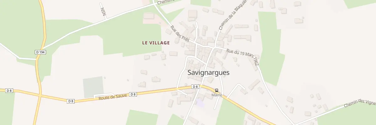 Plan du 5015 Rue du Pressoir à Savignargues