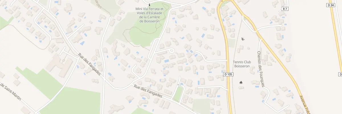 Plan de la Rue de la Carrière à Boisseron