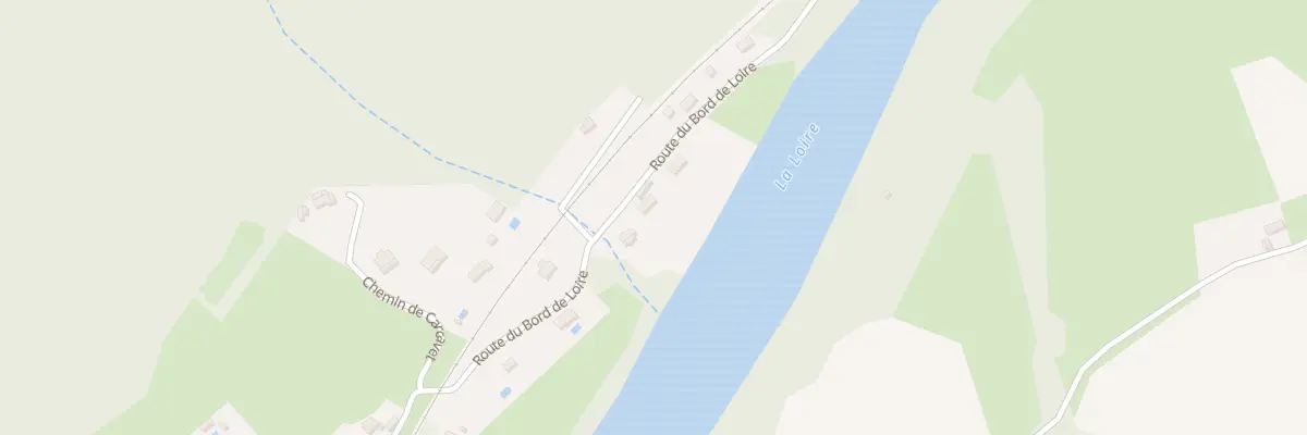 Plan du 1109 Rte du Bord de Loire à Beauzac