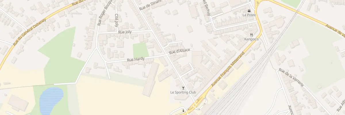 Plan du 91 Rue d’Alsace à Hirson