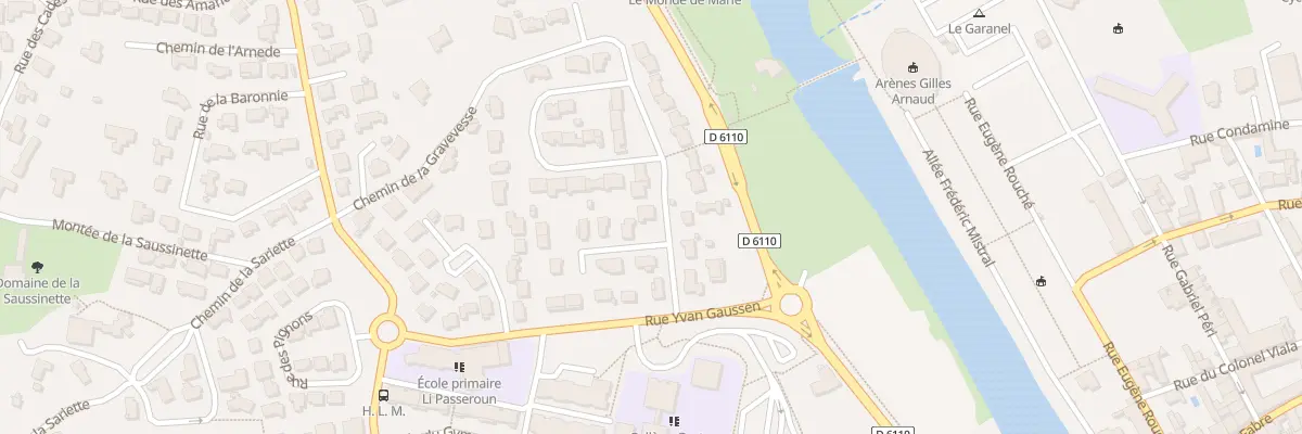 Plan du 3 Rue Docteur Marcel Paulet à Sommières